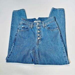 Levi’s jeans High Waisted Mom jeans high rise Buttonfly women size 25